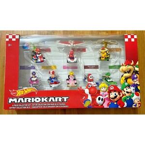 MARIO KART Hot Wheels 2020 8-Pack Die-Cast‎ Collector Set Bowser Waluigi